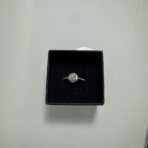 VVS1 moissanite engagement ring 1 carat